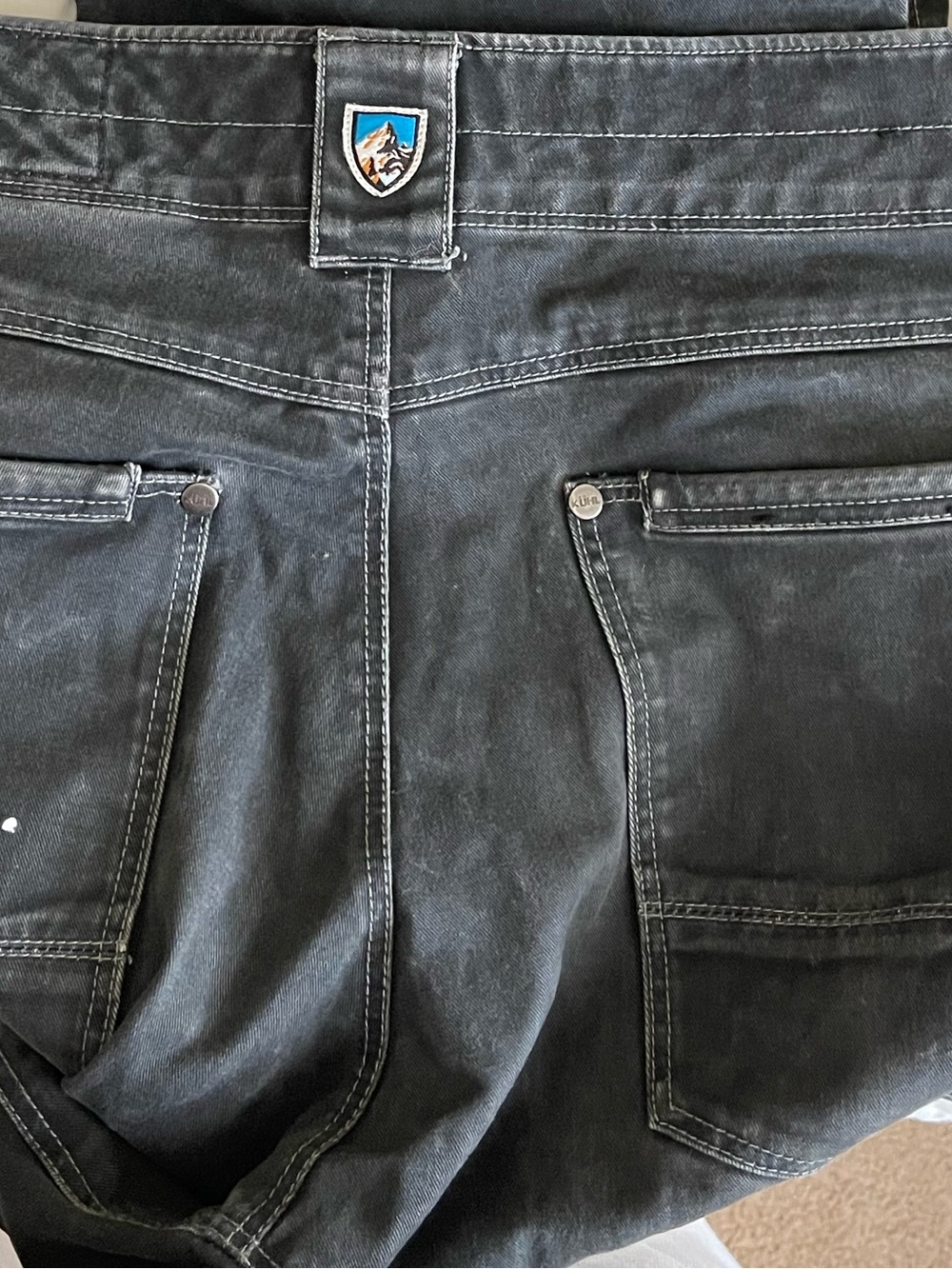 KÜHL Rydr Pants Black Heavyweight Patina Workwear Utility Outdoor Pants Sz 34x32 - Picture 6 of 11